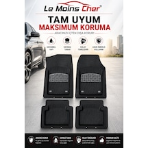 Mitsubishi Lancer Intense Havuzlu Oto Paspası Kaymaz Taban Dayanıklı Joker Krom