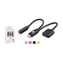 Apple Uyumlu iPhone To Aux Ve Şarj Çevirici Adaptör Hadron Hr4670