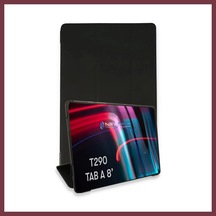 Storeşahin Samsung Uyumlu Galaxy T290 Tab A 8 Kılıf Tablet Smart Kılıf - Siyah Shn0720