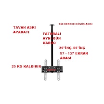 Tüm Lcd Led Tv Lere Uyumlu Tavan Askı Aparatı 39 İnç 55 İnç