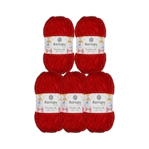 Yumurcak Kadife K0126 Kırmızı 100 Gr 120 Mt 5 Adet