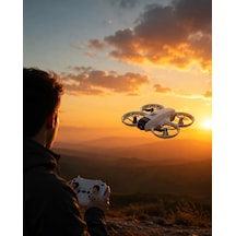 Northcity Çift Bataryalı Mini Drone Kamera Işıklı Akıllı Uçuş Sistemi - Gece Uçuşu Ve Engel Algılama Özellikli