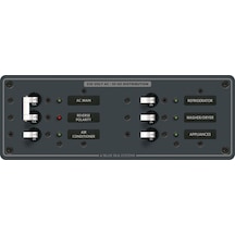 Blue Sea Systems 230V AC Sigorta Paneli 4 Pozisyonlu + AC Ana Devre 8199