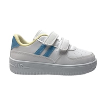 Çocuk Sneaker Spor Ayakkabı Beyaz-mavi-beyaz - Mavi