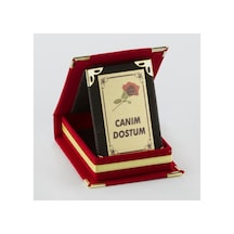 Canım - 654 - Dostum - Spt-gld - Plaketi Kırmızı