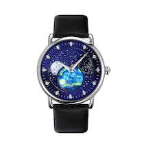 Sones Olevs 5622 Erkek Çizgi Roman Tarzı Çok İşlevli Işıklı Kuvars Saat Beyaz