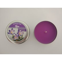 Bozkurt Yuvarlak Teneke Kutuda Kokulu Mum Winter Violet