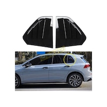 Vw Golf 8 Kelebek Cam Vizörü Piano Black 2021-