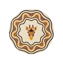 Mosaic Kağıt Bardak Altlığı 10 Cm 12'li Paket Beyaz