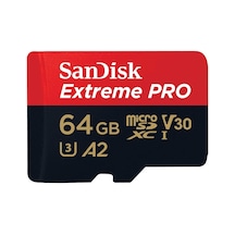 Extreme Pro Sdsqxcu-064g-gn6ma Class 10 Uhs-ı U3 A2 V30 64 Gb Micro Sd Kart