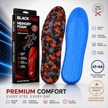 Perfect Fit Ark Destekli Gri Army Erkek Memory Foam Darbe Emici Hafızalı İç Tabanlık 41-46 Numaraya Göre Kolay Kesilebilir