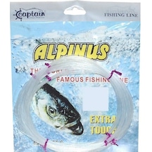 Captain Alpinus Poşet Misina 4x25 Cm Bağlantılı 100 Mt Beyaz 0.40 Mm