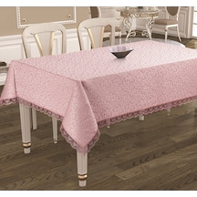 Kdk Fransız Dantel 160X160 Cm Tam Kare Dertsiz Masa Örtüsü