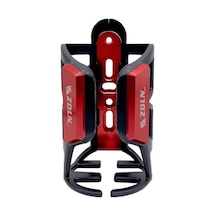 Chuangyinshop Zonk Alaşım Su Şişesi Tutucu Dayanıklı Kolay Montaj Seyahat Ve Sürüş İçin Kırmızı Kırmızı