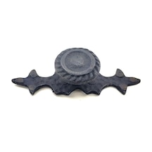 Antika Tarz Dekoratif Pirinç Çizgili Düğme - 25x80 Mm, Oksit Çok Renkli