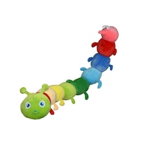 Ers Peluş Renkli Tırtıl Yastık 75cm Çok Renkli