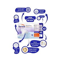 Bel Bantlı L 30 Lu 3 Paket 90 Adet L