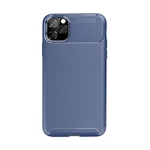 Apple Uyumlu   iPhone 11 Pro Kılıf Auto Focus Karbon Kapak - Lacivert