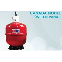 Canada Model Üstten Vanali Polyester Kum Filtreleri 400 MM