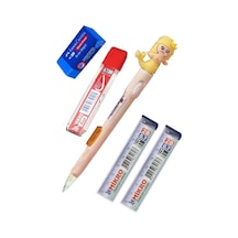 Işıklı Deniz Kızı Uçlu Kalem Seti Sarı 0.7 Mm 1 Paket Denizkızı Başlıklı Versatil Kalem Süslü Silikonlu Hediyelik Kalem Sarı