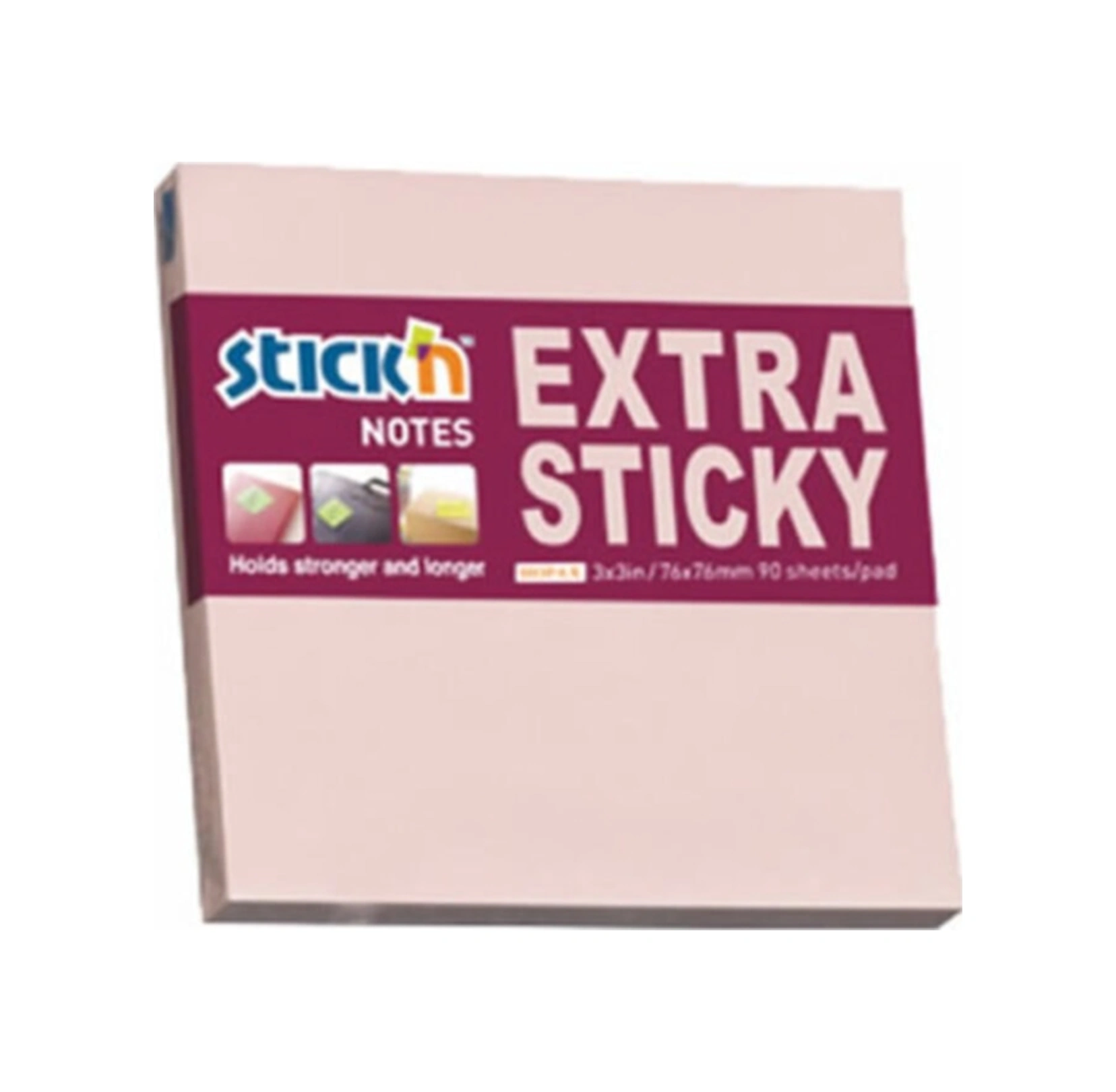 90 Yaprak 76 X 76 Stıckn Ekstra Yapışkanlı Pastel Sarı Not Kağıdı Karışık