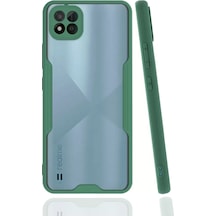 Newface Realme C11 2021 Kılıf Platin Silikon - Yeşil Belirtilmemiş