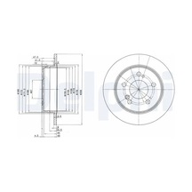Mercedes C200 W202 Arka Fren Diski 1994-2000 Delphı Bg2291 2adettir