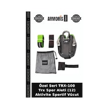 Özel Seri Trx-100 Trx Spor Aleti 12 Aktivite Sportif Vücut Çok Renkli