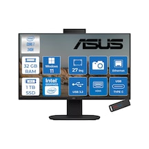 Asus V470VAK-C716512B0DH13 Core 7 240H 32 GB 1 TB SSD 27" W11H AIO Masaüstü Bilgisayar