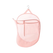 Suntek Çamaşır Kapısı Ev Tipi İçin Ağ Askılı Sepeti Dolap Saklama Pembe