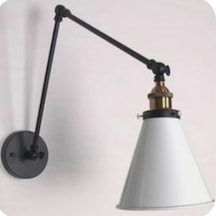Mylights Retro Rustik Vintage Metal Akrobatik Aplik Okuma Lamba Diğer