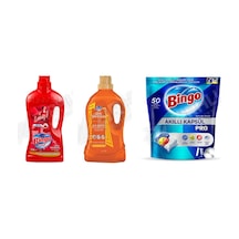 Bingo Yüzey Tem. Fresh 2.5 Lt +giysi Şampuanı 3lt +tablet 50'li 3'lü Set 2'li Set