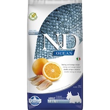 N&D Adult Mini Ocean Ringa Balıklı ve Portakallı Küçük Irk Yetişkin Köpek Maması 7 KG