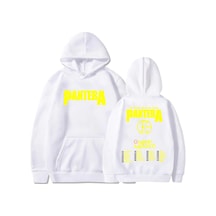 Tarzsokak Beyaz Unisex Pantera Yaz 2025, Kapüşonlularrunge Moda Sokak Şıklığı