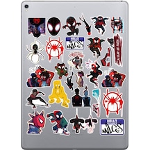 Miles Morales Sticker Seti Laptop Ajanda Pc Tablet Telefon Defter Etiket Bullet Journal Diğer