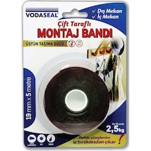 Vodaseal Vhb Çift Taraflı Montaj Bandı Gri 19mmx5m