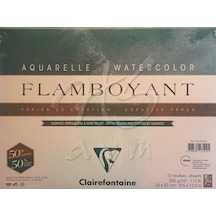 Clairefontaine Flamboyant Sulu Boya Blok 250G 24X32 Cm 10 Yaprak