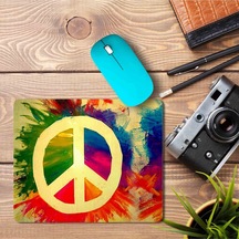 Peace Barış Sembol Baskılı Mousepad Mouse Pad