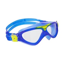 Aquasphere Vista Junior Şeffaf Cam - Lacivert/sarı Yüzücü Çok Renkli
