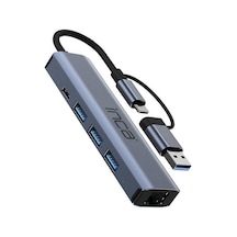 Inca Iutp-5t Gigabit Usb Çoklayıcı Usb 3.0,typec Ethernet-153855