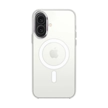 Apple iPhone Uyumlu 16 Plus Kılıf Pc Real Magsafe Kapak - Şeffaf İtdark3667