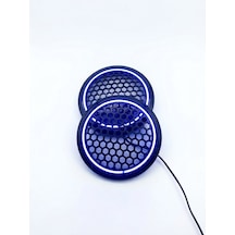 20cm Mavi Neon Ledli Hoparlör