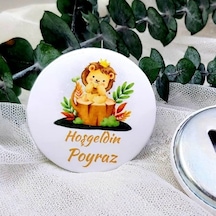 Aslancık Baskılı Açacak Magnet Yenidoğan Hediyelik 15 Adet