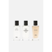 Zara For Him Eau + Tobacco Rich Warm Addictive + Vibrant Leather Oud Erkek Parfüm EDP 3 x 40 ML