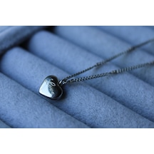 Byantep Minimal Love Silver Çelik Kolye