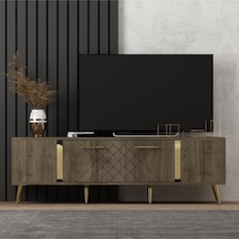 Getas Tv Stand Ceviz-gold Ceviz