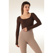 Doremi Seamless Straplez Uzun Kollu Fitilli Büstiyer 001