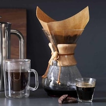 Cam Dripper Ekipmanı - Kahve Demleme Aleti - Cam Kahve Demleme - 800 Ml - 6 Cup