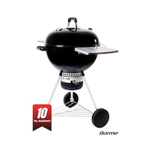 Partner 55.05 Black Masalı Profesyonel Kömürlü Barbekü - Mangal - Bbq Çok Renkli
