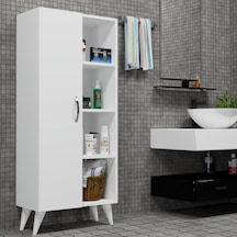 Star Tek Kapılı 4raflı Çok Amaçlı Dolap Beyaz - Bdl0201 Star Tek Kapılı 4raflı Çok Amaçlı Dolap Beyaz - Bdl0201